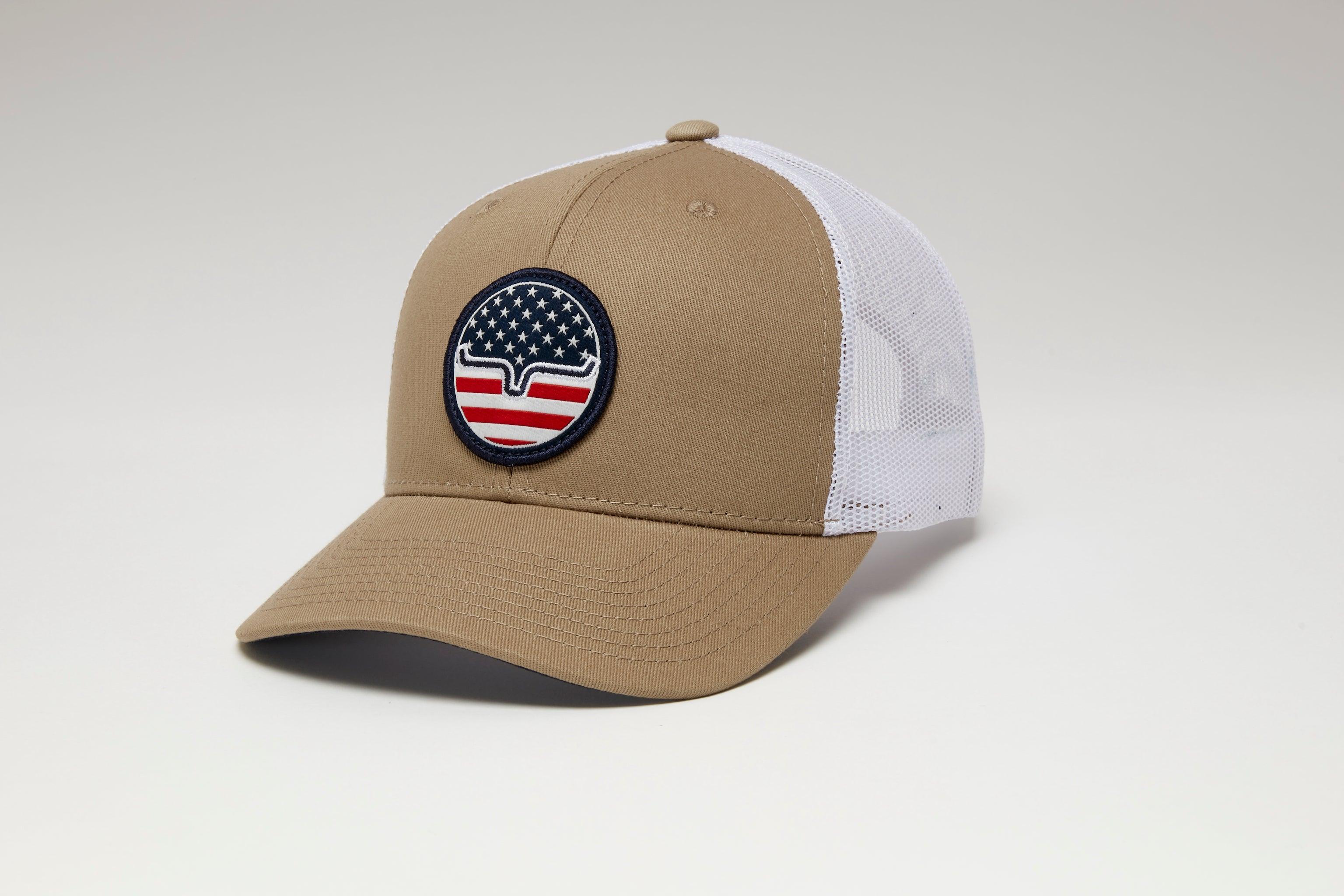Stars N Stripes Hat | Patriotic Trucker Style | Kimes Ranch