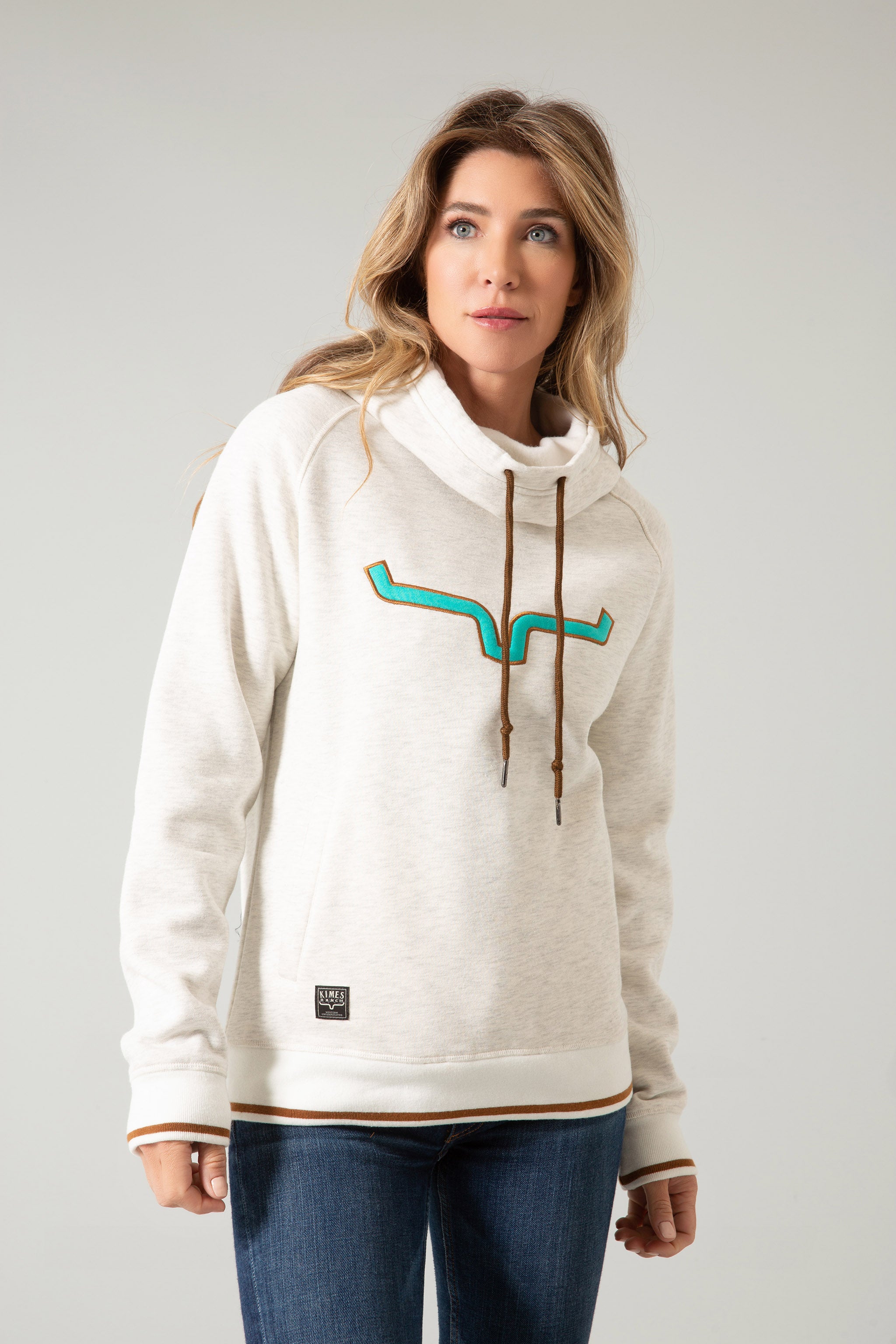 Kimes Ranch Women s Two Scoops Natural Hoodie