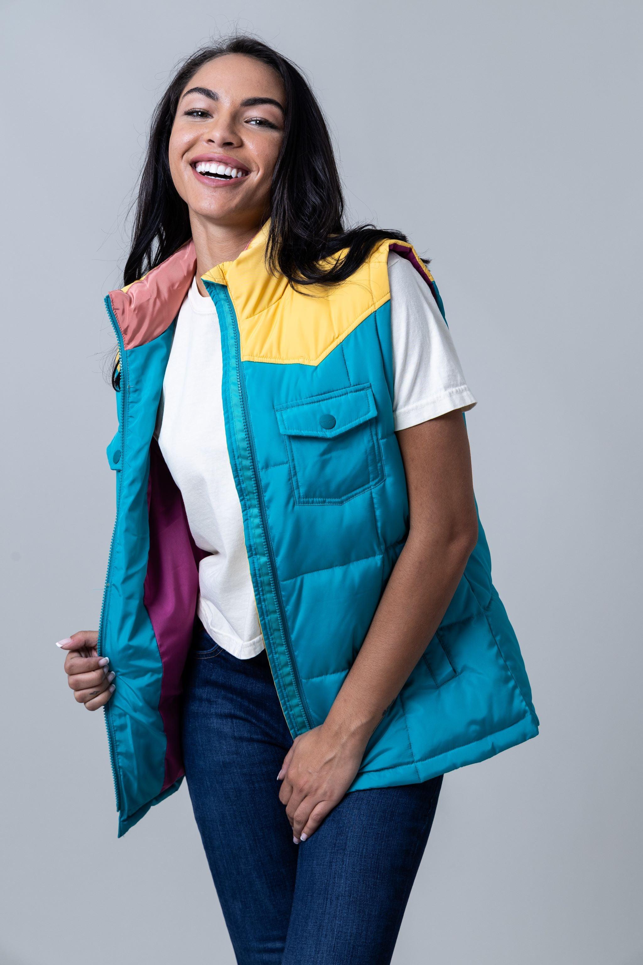 Wyldfire Vest | Women's Color Block Western | Kimes Ranch