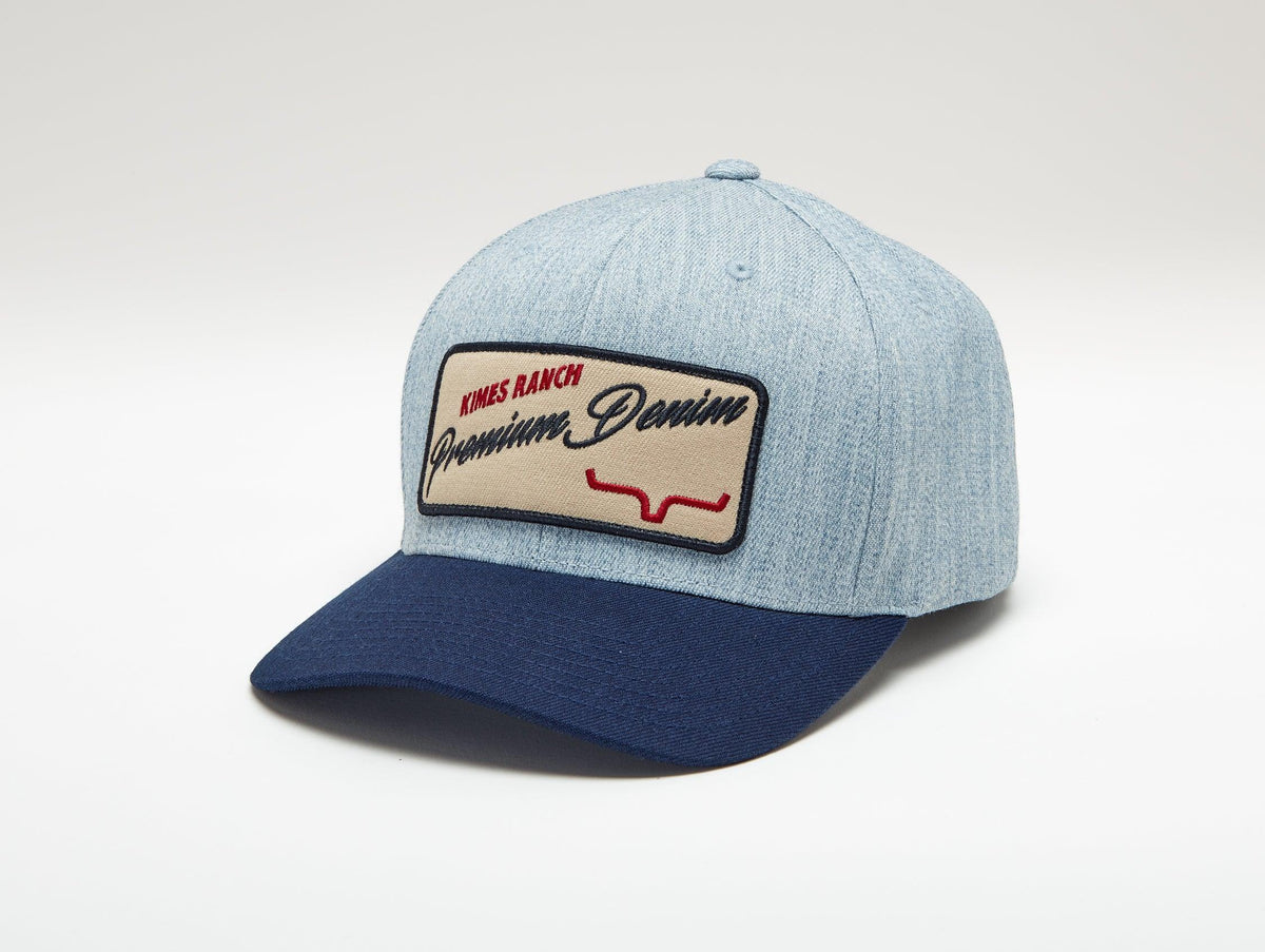 Premium Denim Hat | Wool Serge Cap | Kimes Ranch