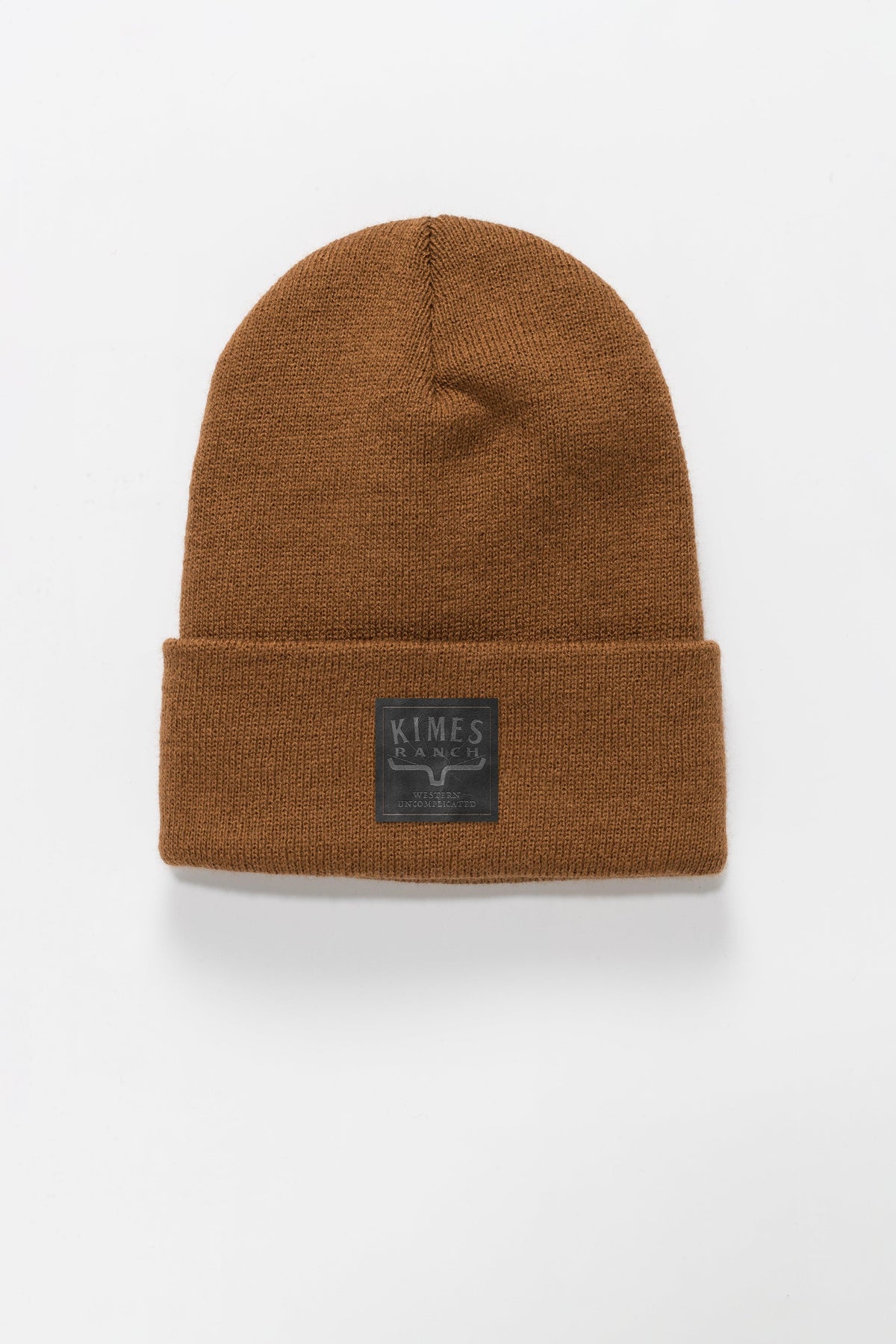 KIN/K Wool Hat Brown Knit Skull Cap - Brown w/ Tan Stripes Cotton – s.k. manor hill main image 4